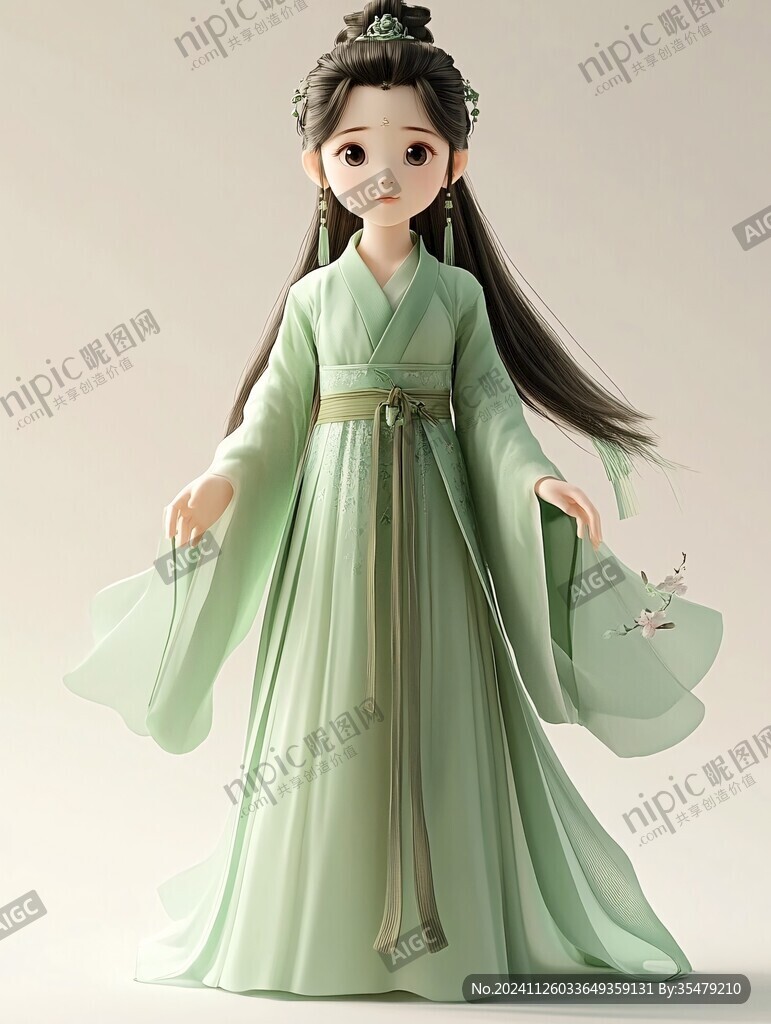 漢服卡通娃娃