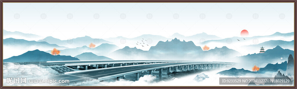 高速公路背景