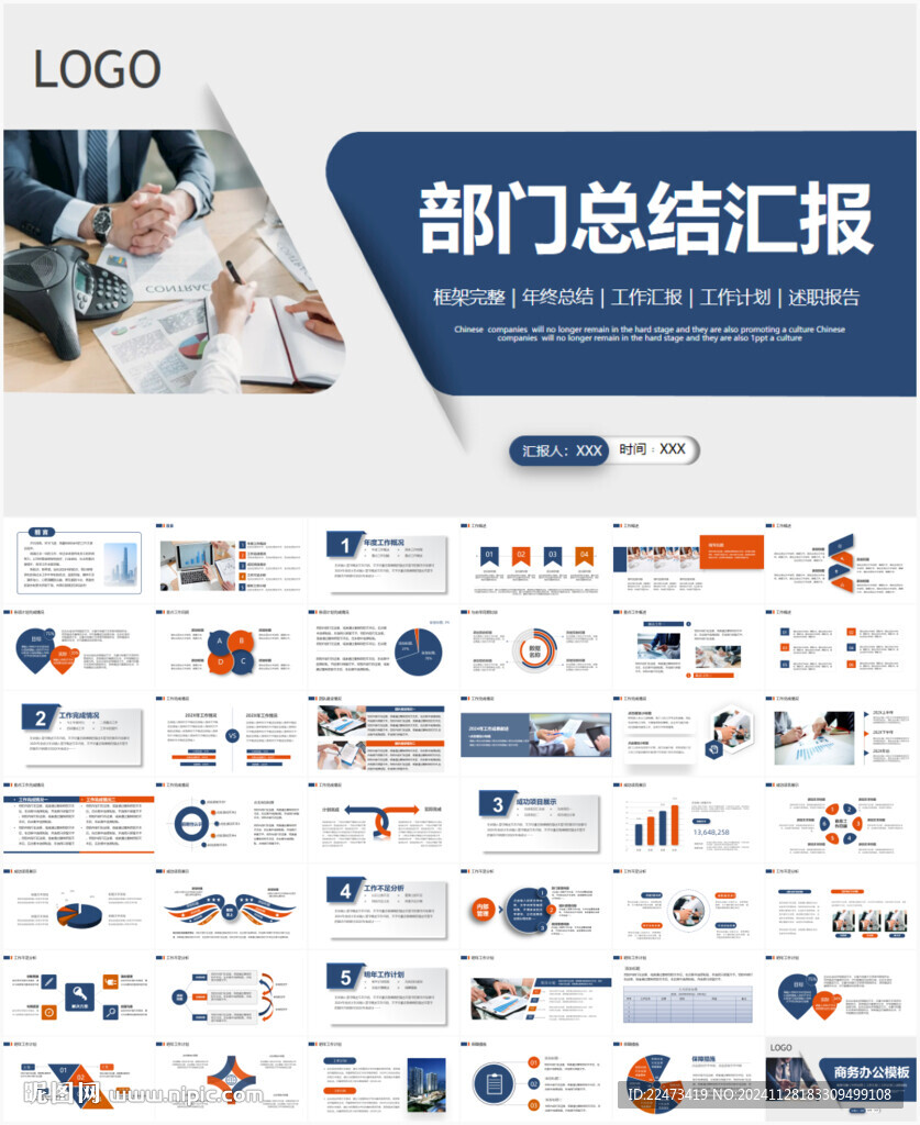 部門工作匯報PPT