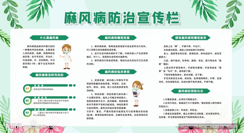 預防防治麻風病