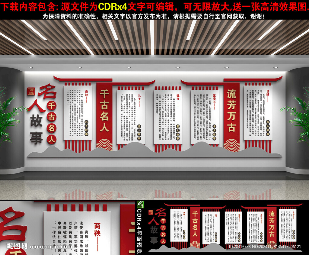 名人文化墻