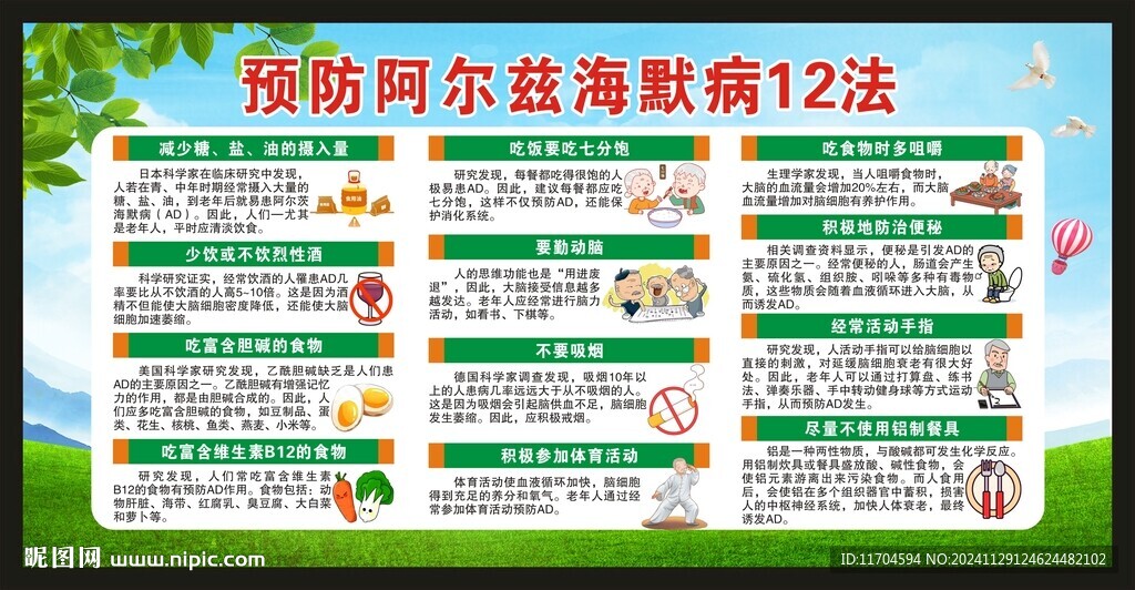 世界阿爾茨海默病日宣傳欄