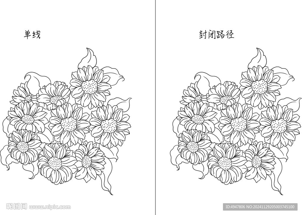 向日葵 矢量圖
