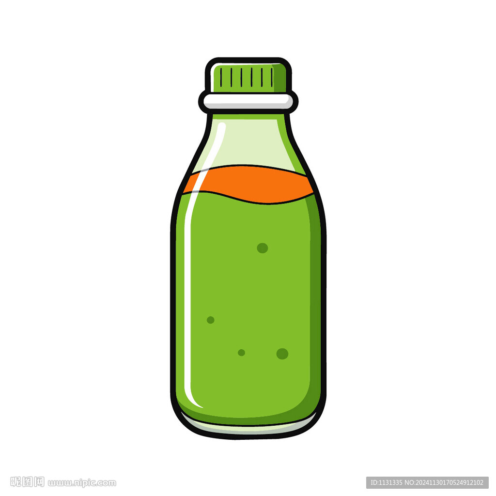 一瓶美味果汁飲料
