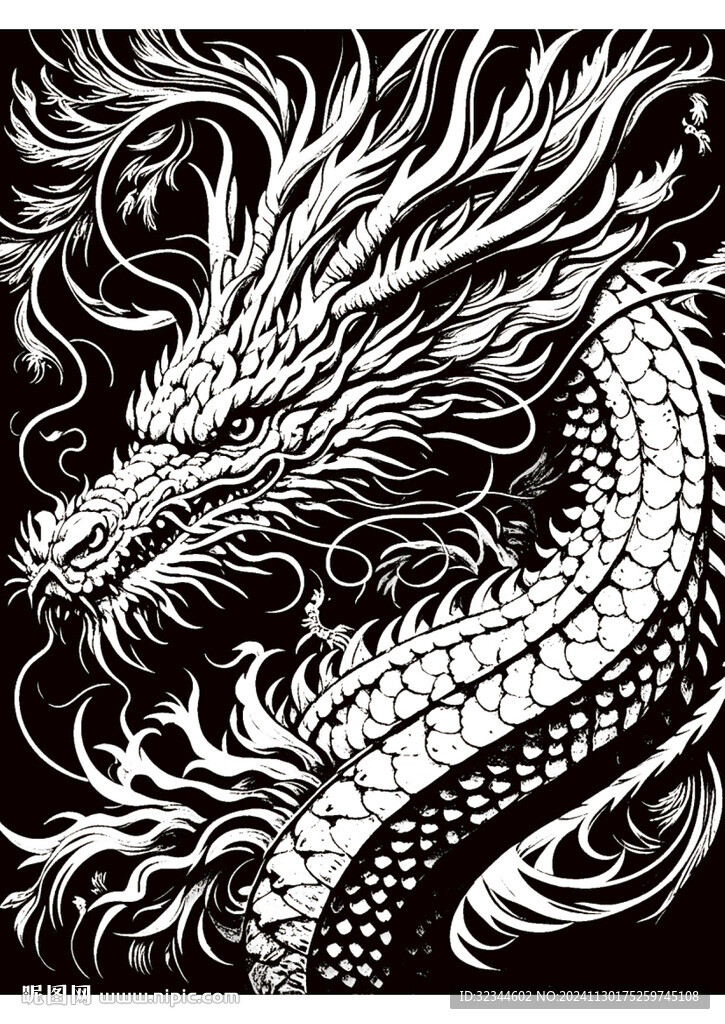 龍 版畫