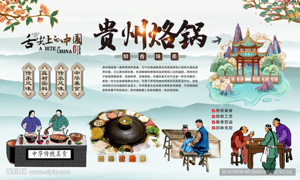 貴州烙鍋背景