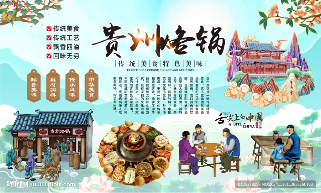 貴州烙鍋背景
