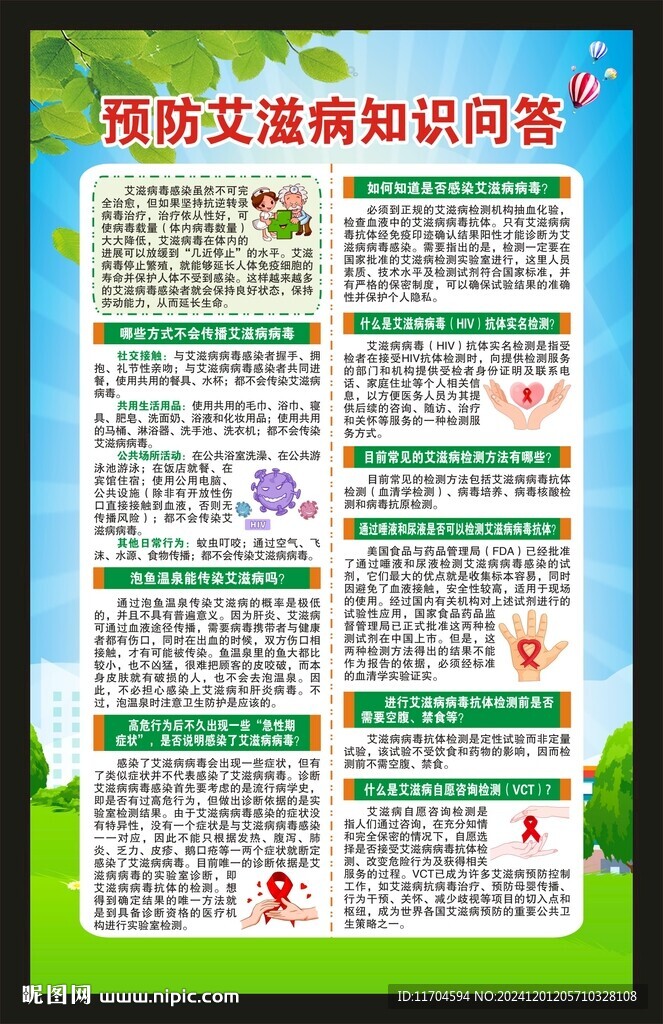 世界艾滋病日海報