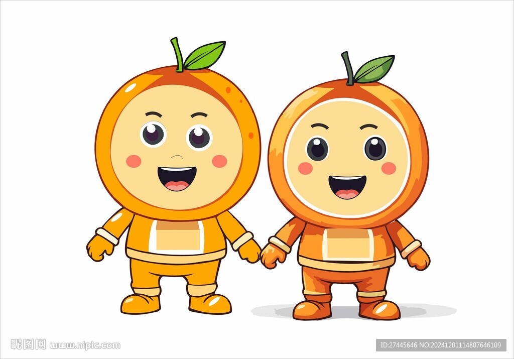 橘子橙子卡通人物