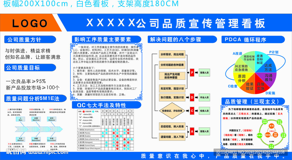 品質宣傳展板未轉曲可自編輯
