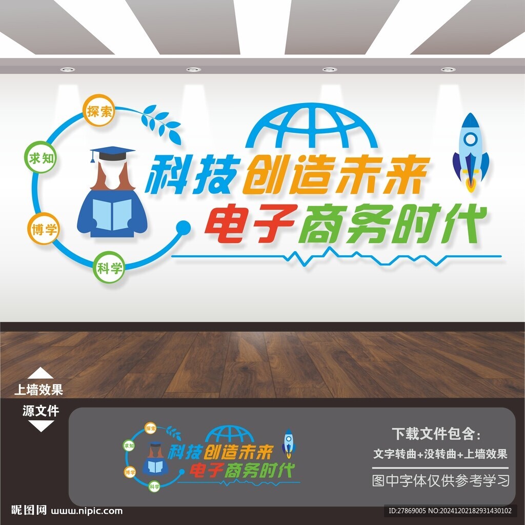 電子商務(wù)文化墻