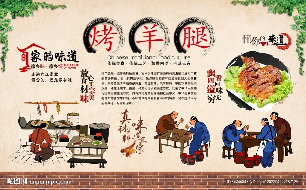 烤羊腿