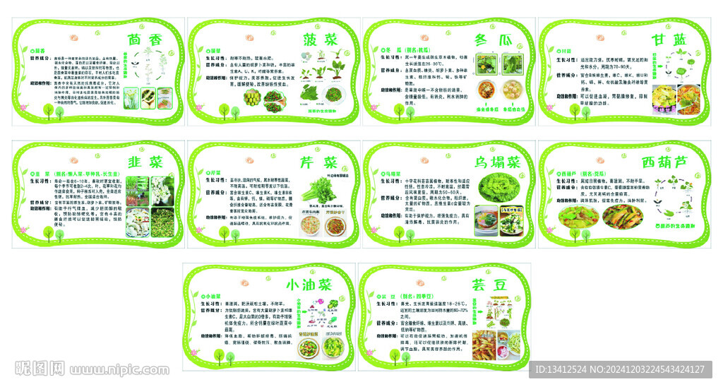 菜地蔬菜簡介標(biāo)牌