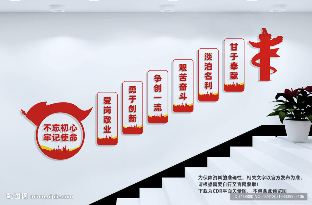 樓梯黨建文化墻
