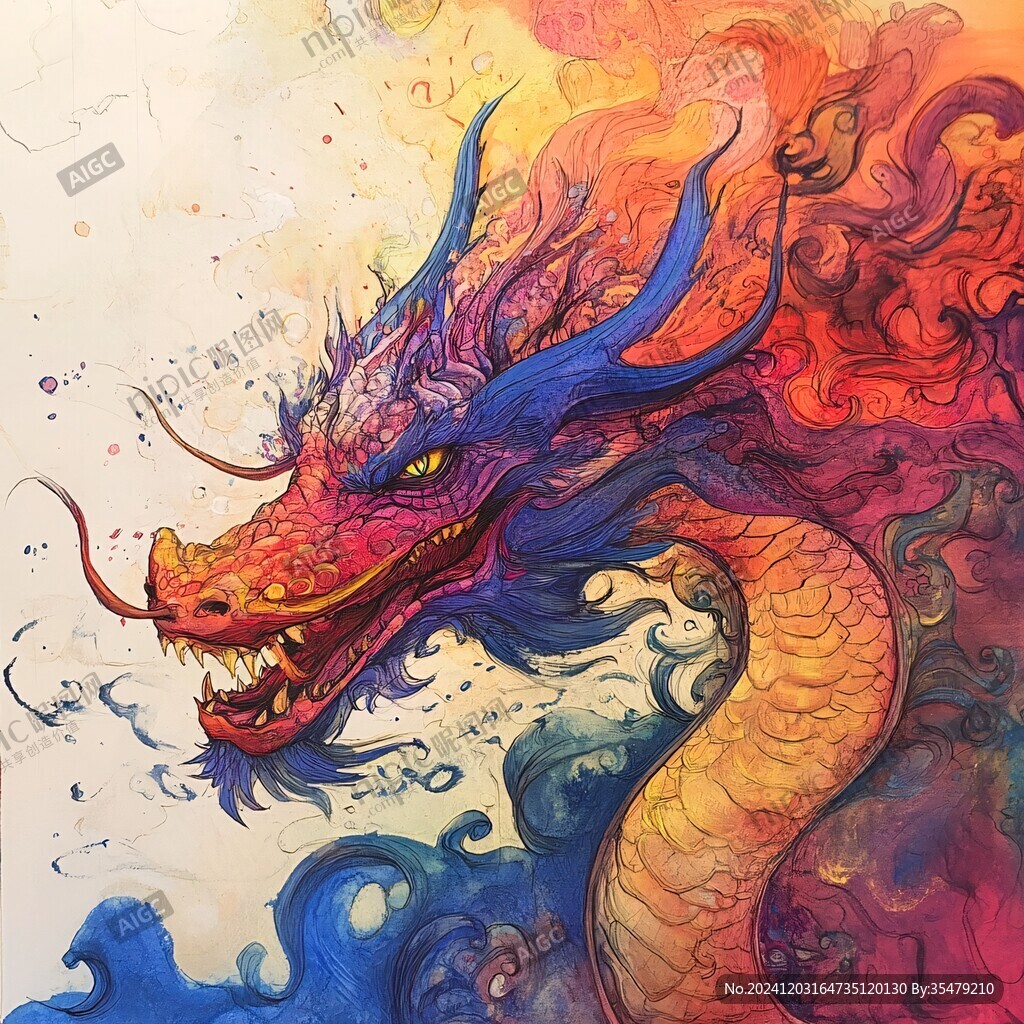 龍年插畫合集