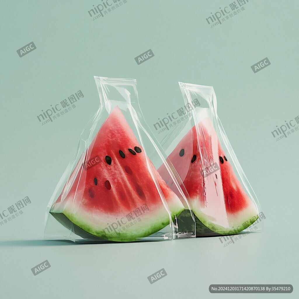 裝袋西瓜西瓜素材