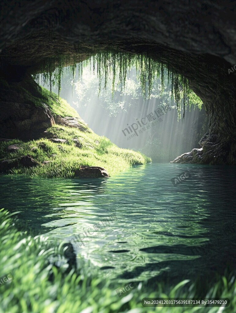 洞中的河流