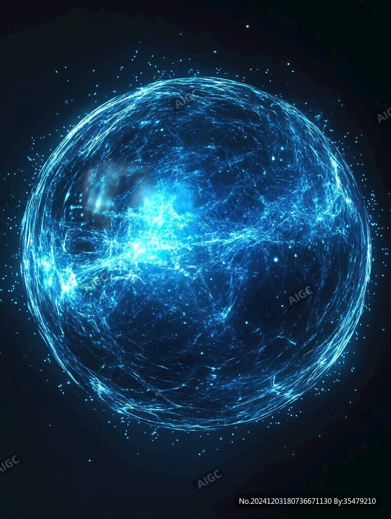 科技星球圓球光線