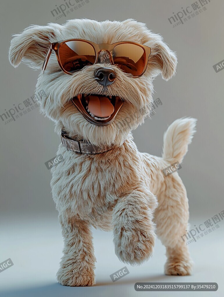 戴墨鏡的狗狗