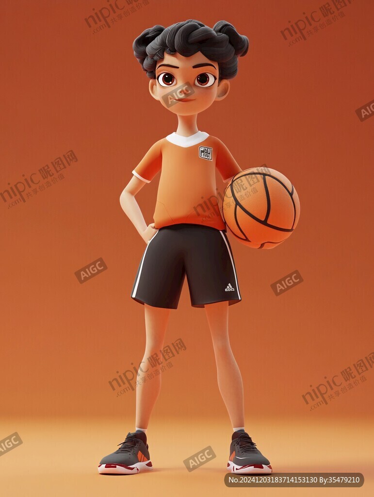 q版籃球男孩