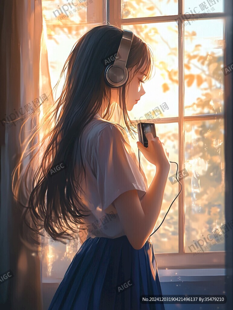 聽歌的少女