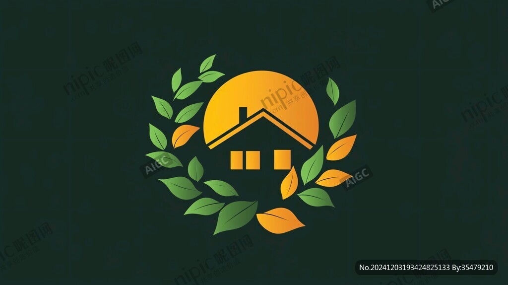 綠葉房屋logo