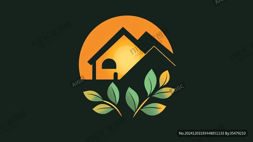 綠葉房屋logo