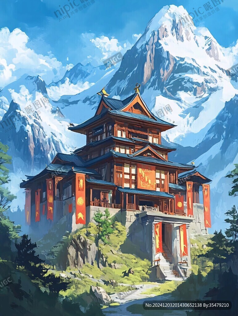 九天樓插畫