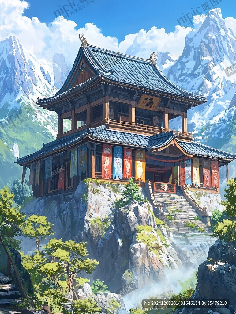 宏大寺廟場(chǎng)景