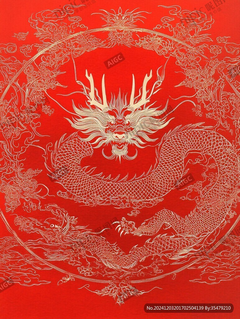 原創(chuàng)雙龍紋