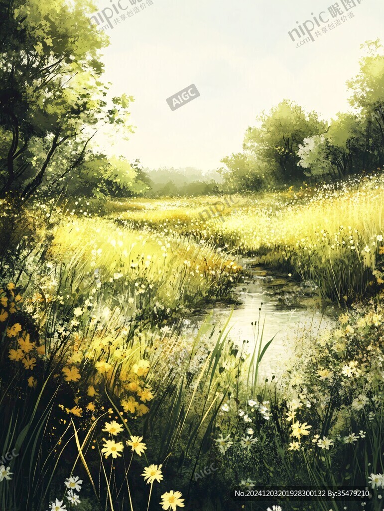 插畫(huà)唯美風(fēng)景