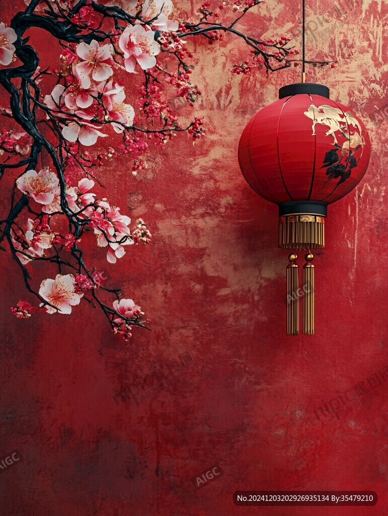 古典意境紅燈籠