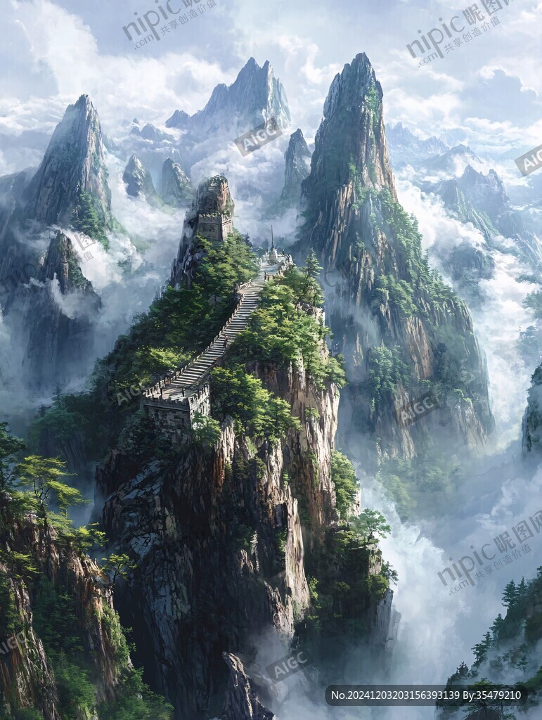 古風(fēng)山水場(chǎng)景
