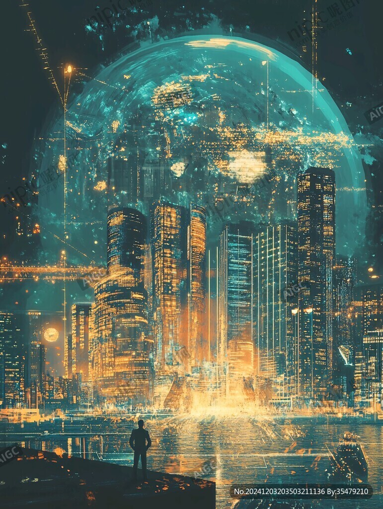 科技感城市