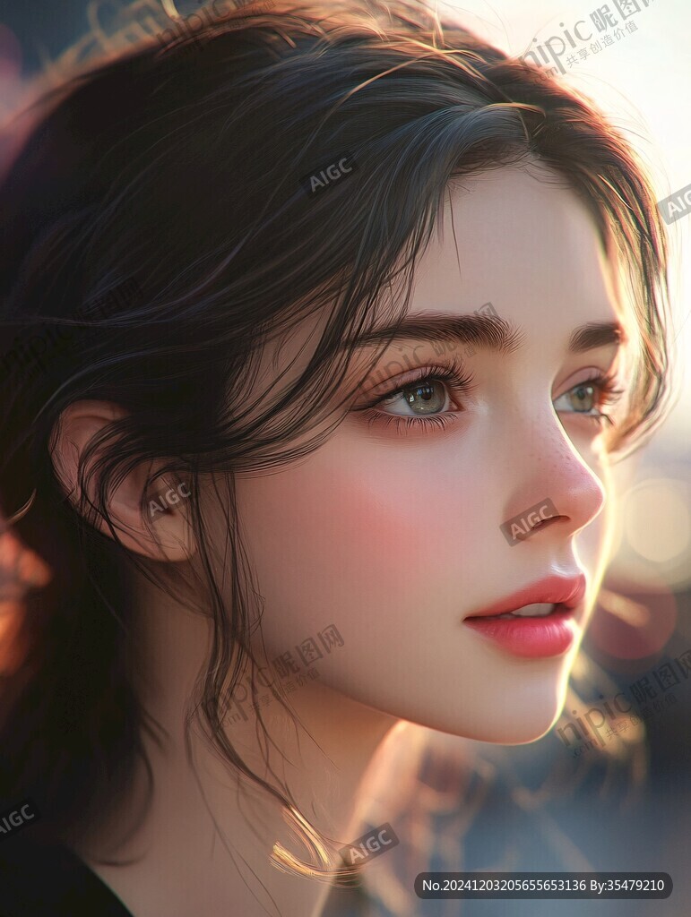寫實人物插畫