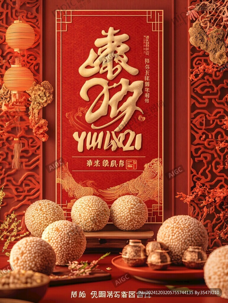 元霄海報