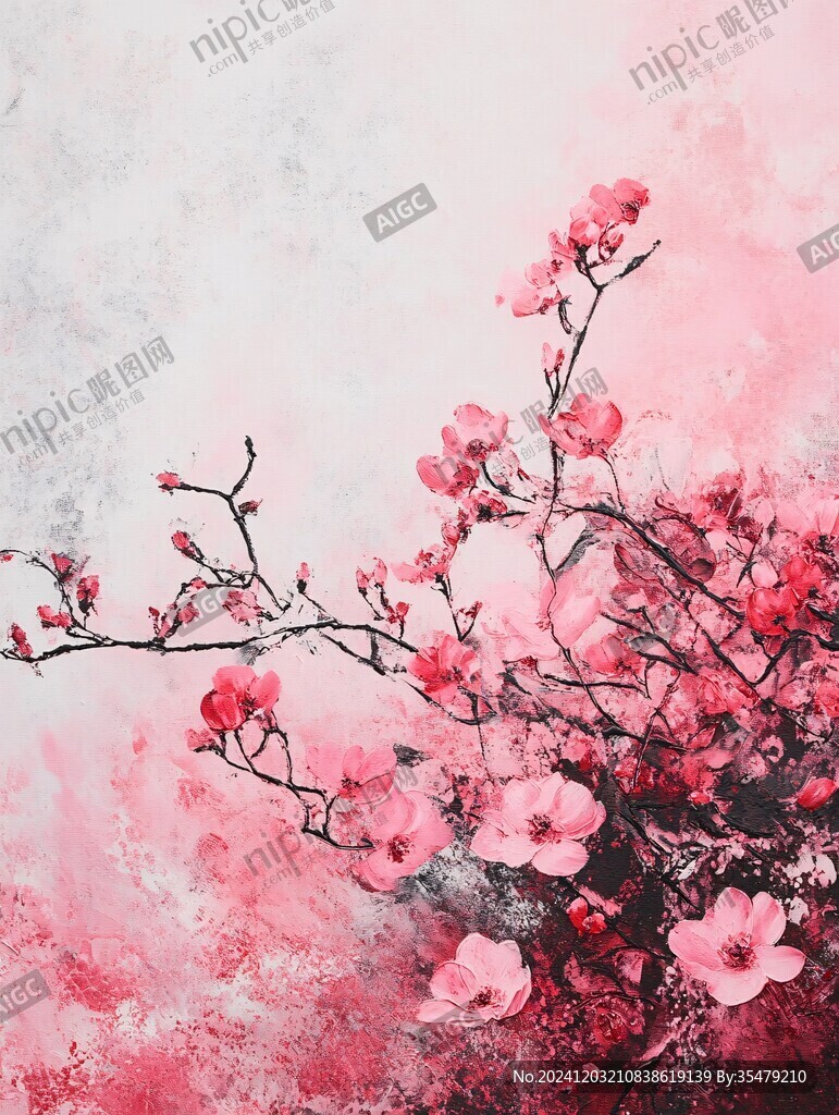 唯美畫意桃花