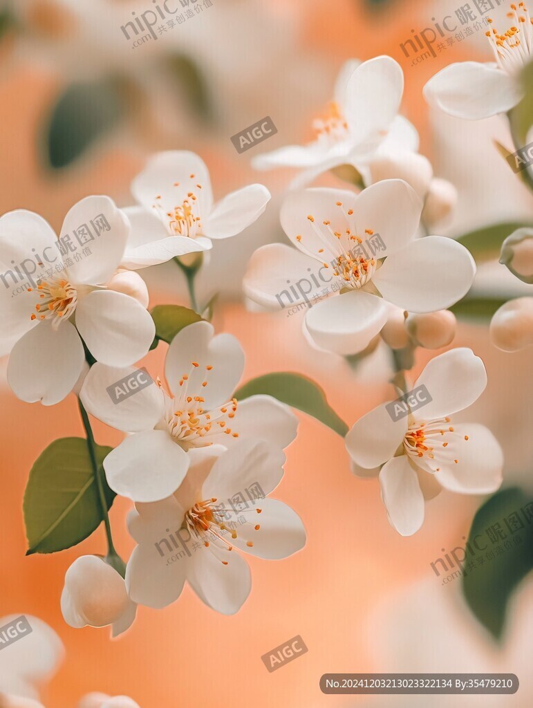 唯美梨花鮮花