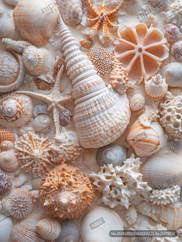 溫馨海洋貝殼