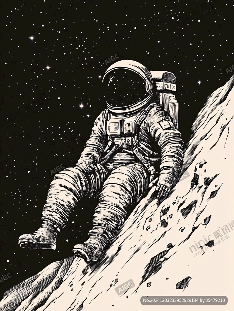 宇航員插畫