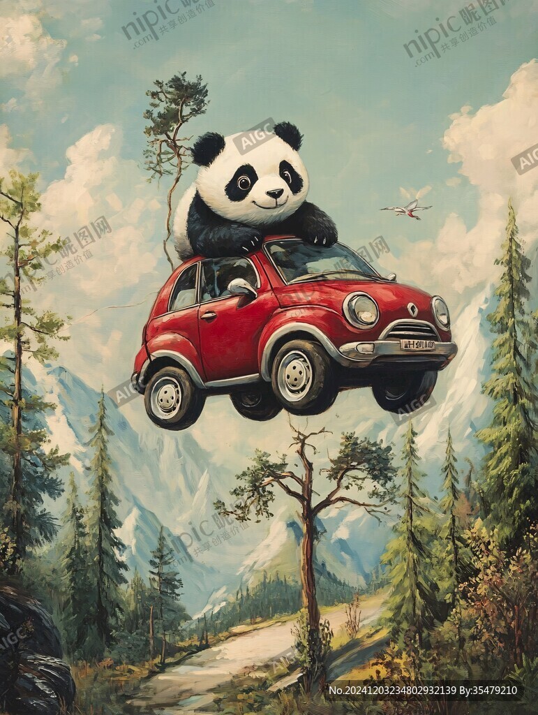 吉普車熊貓