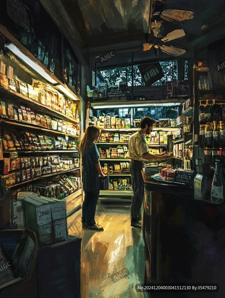 夜晚便利店