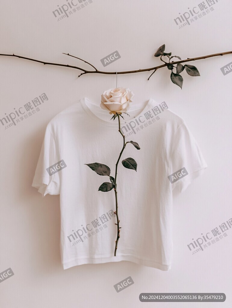 衣服小花