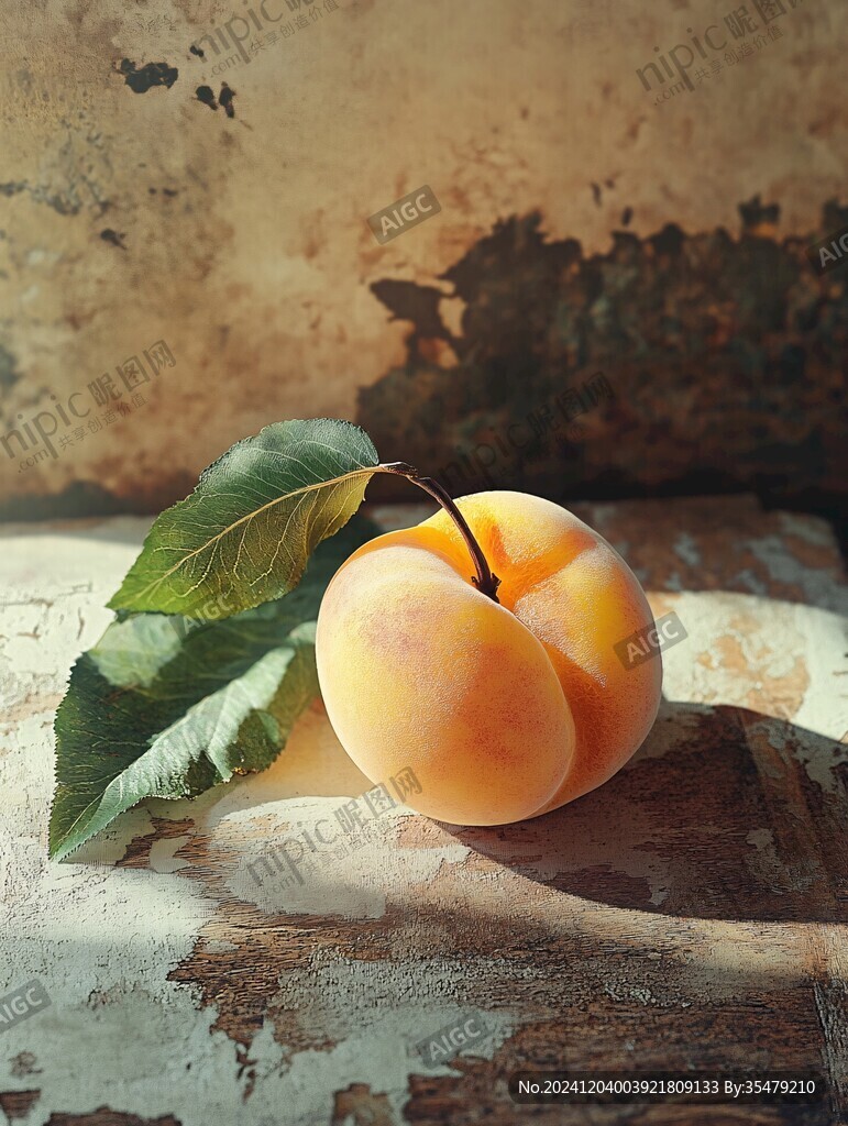 靜物黃桃