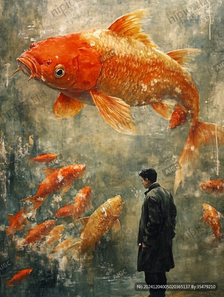 鯉魚3d畫