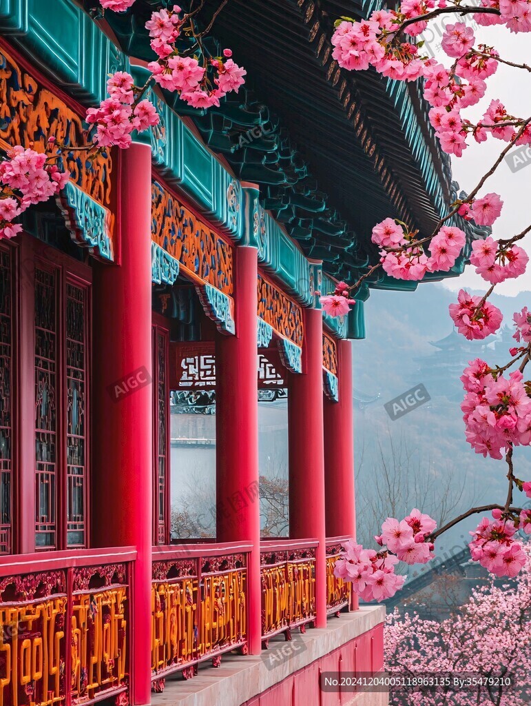桃花樓閣