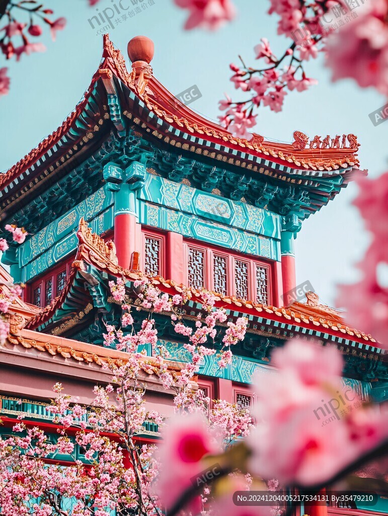 桃花樓閣