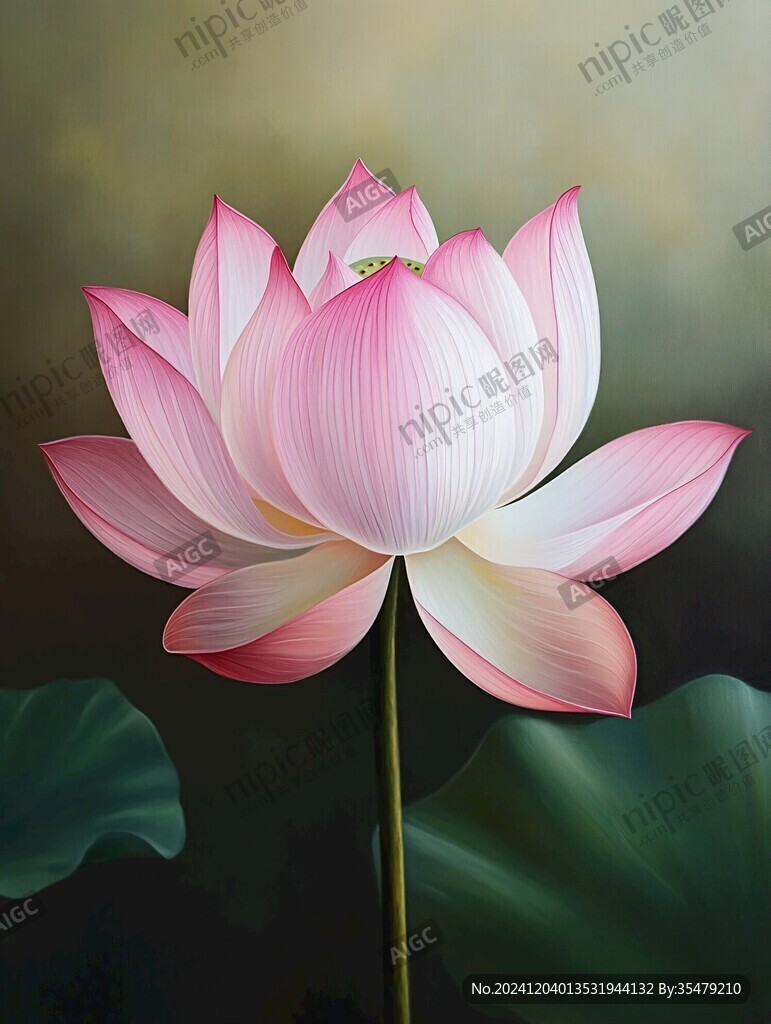寫實(shí)畫蓮花睡蓮