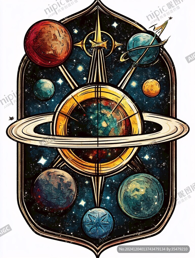 酷炫星座圖案