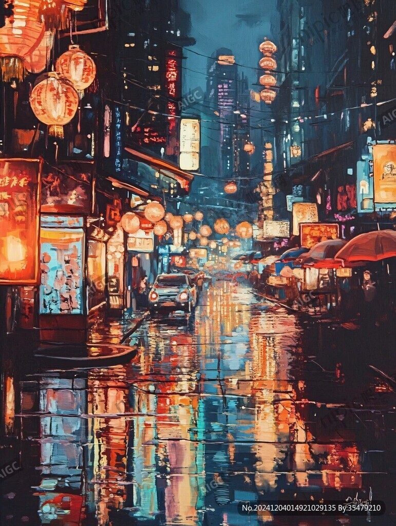 港風插畫
